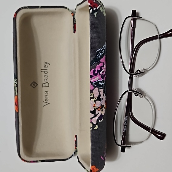 Vera Bradley Rose Vines Floral Frames Only With Matching Case 52 18 135 #E-19 - Picture 10 of 14